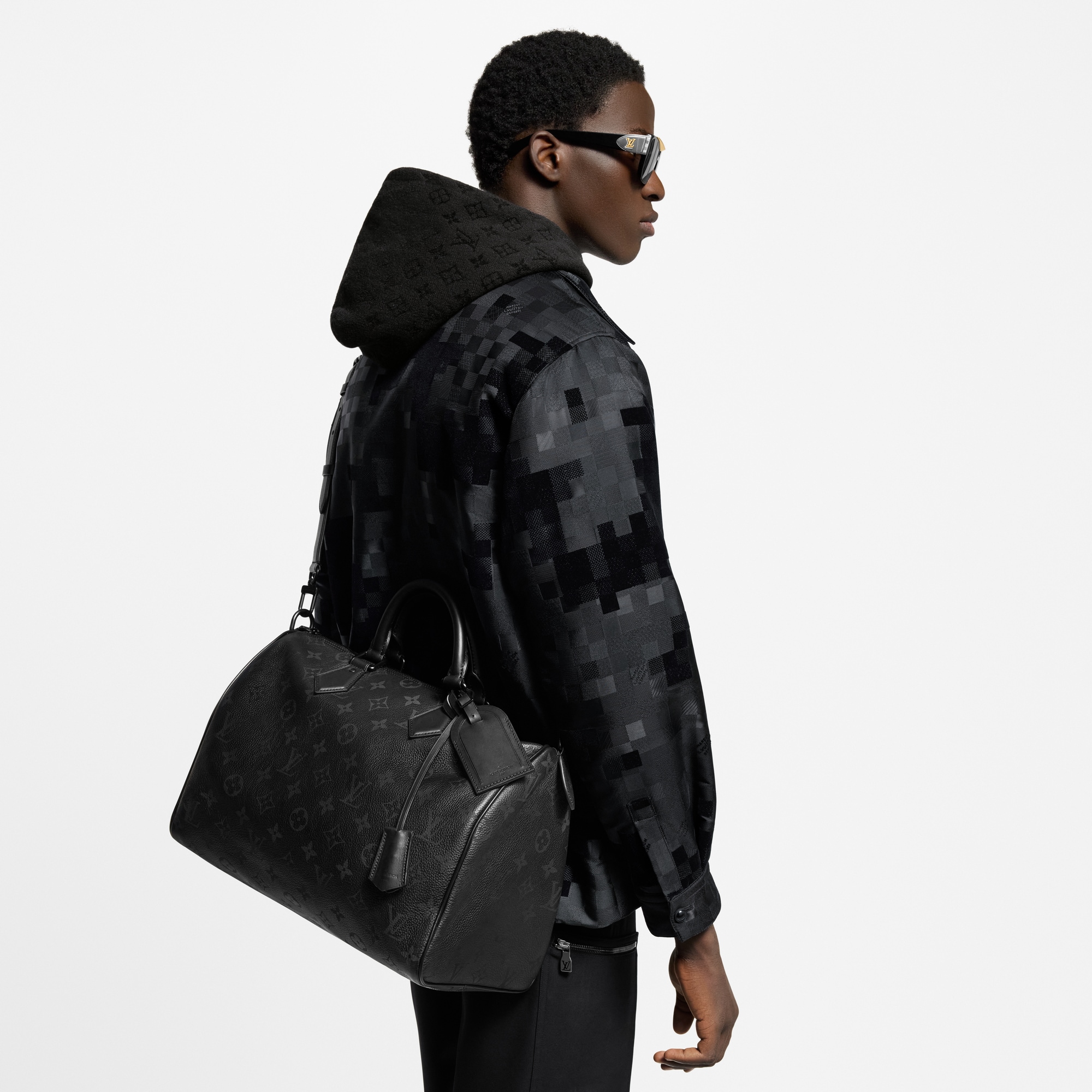 Speedy P9 Bandoulière 40 Autres Cuirs Monogram - Les
